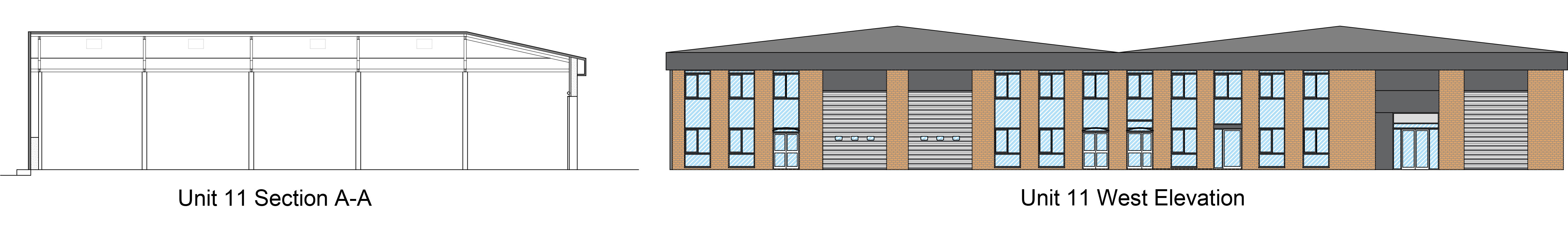 Office and Warehouse Elevation